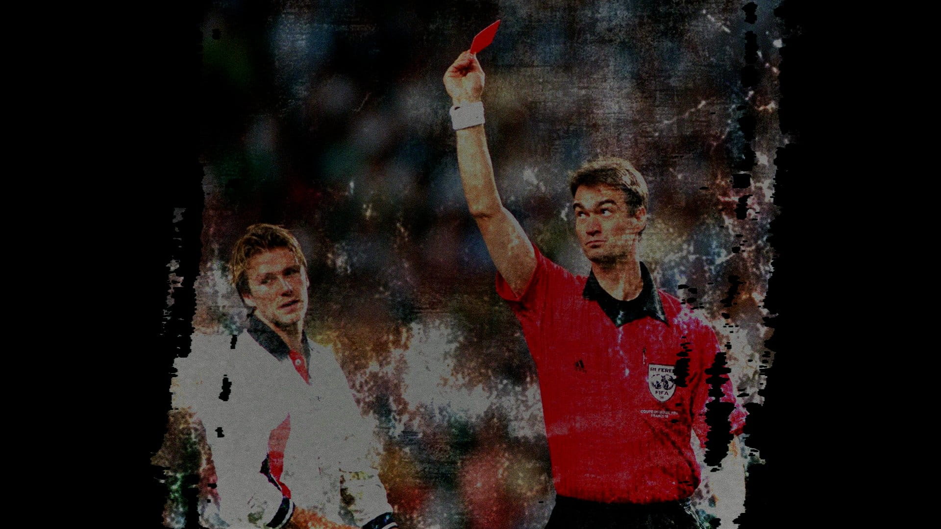 Beckham Red card v Argentina 1998